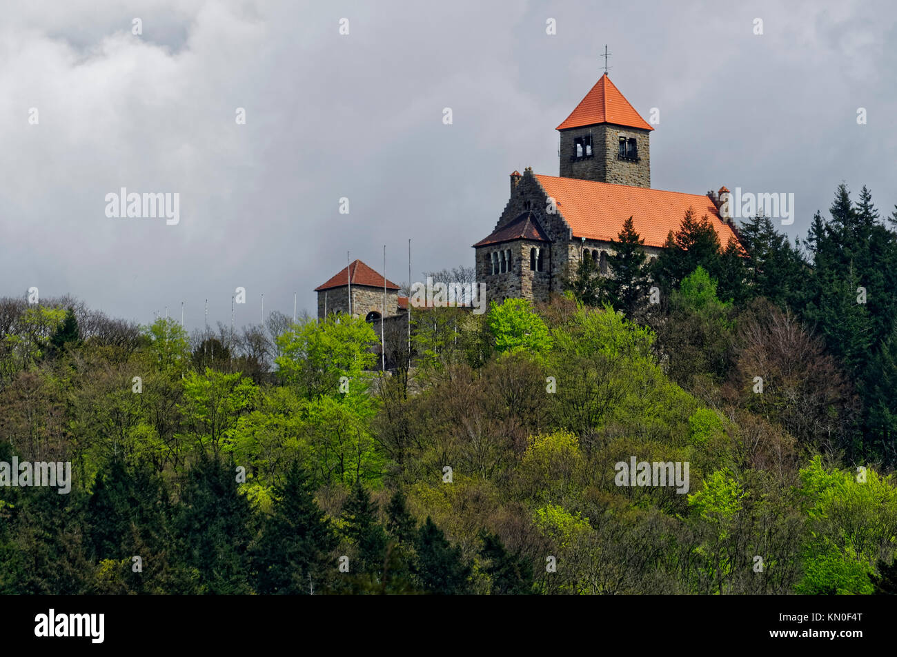 Wachenburg near Weinheim, Bergstrasse, BadenWuerttemberg, Germany