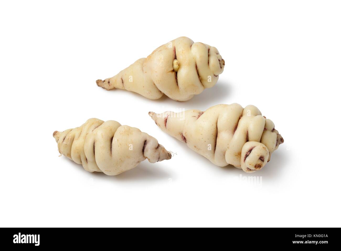 Fresh white Oxalis tuberosa Stock Photo - Alamy