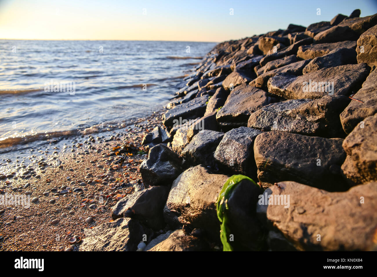 stones on the beach Stock Photo