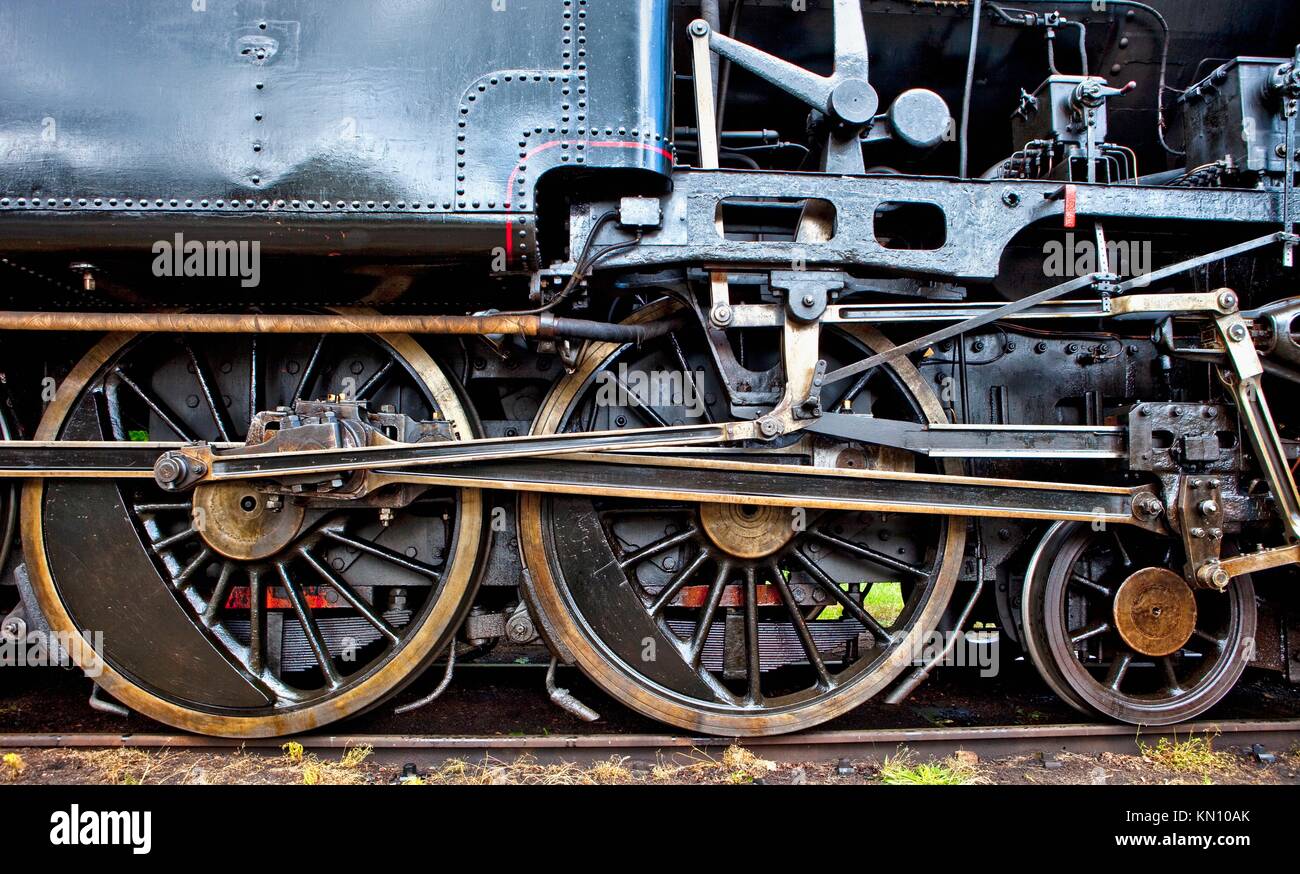 Red Wheels of Big Old Steam Locomotive from Orient Express Stock Photo -  Image of power, railroad: 50424664