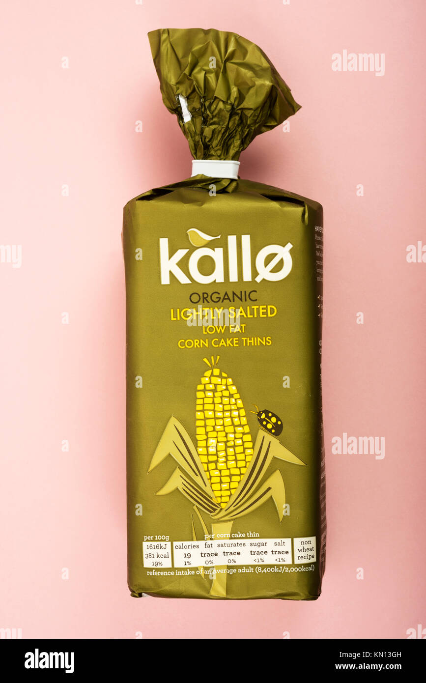 Kallo corn cake thins Stock Photo