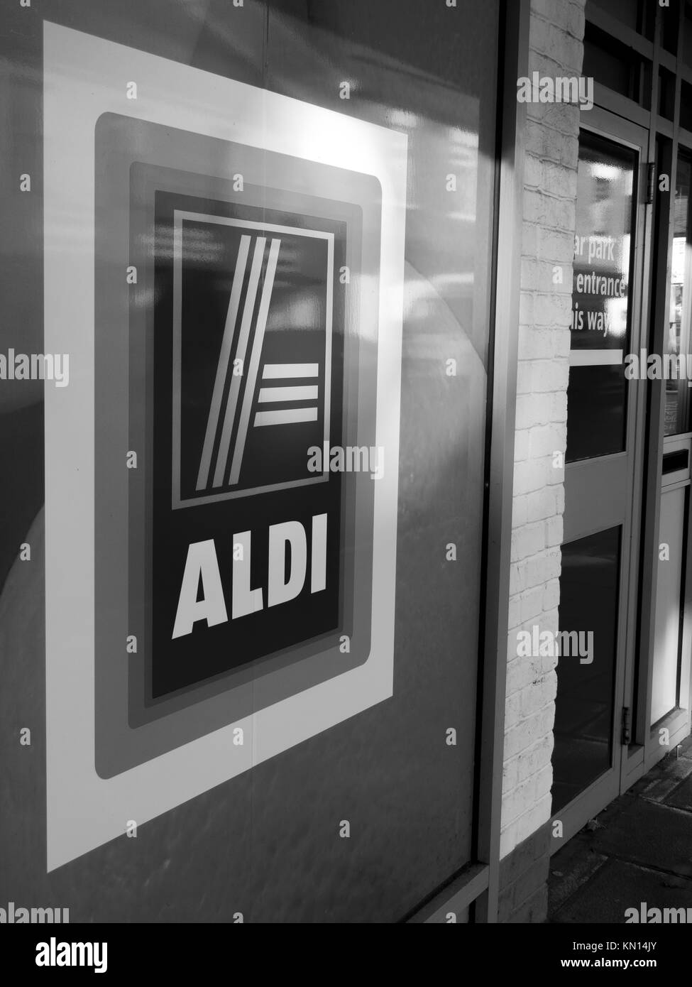Aldi supermarket germany Black and White Stock Photos & Images Alamy