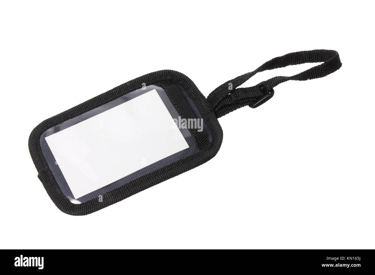 Luggage Tag on White Background Stock Photo - Alamy