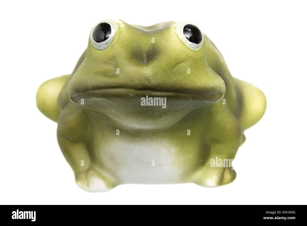 Green clay frog Cut Out Stock Images & Pictures - Alamy