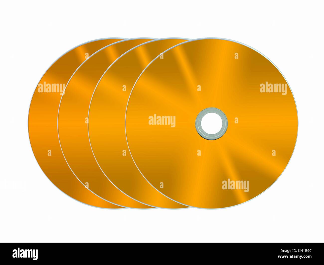 Compact discs isolated against a white background Stock Photo Alamy