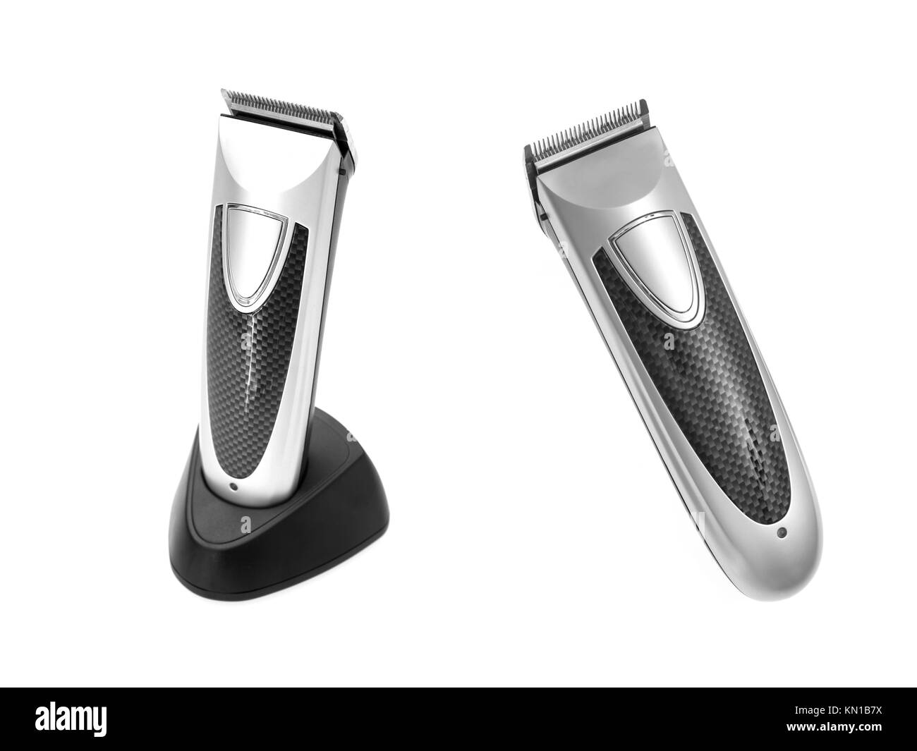 A beard trimmer isolated against a white background Stock Photo Alamy