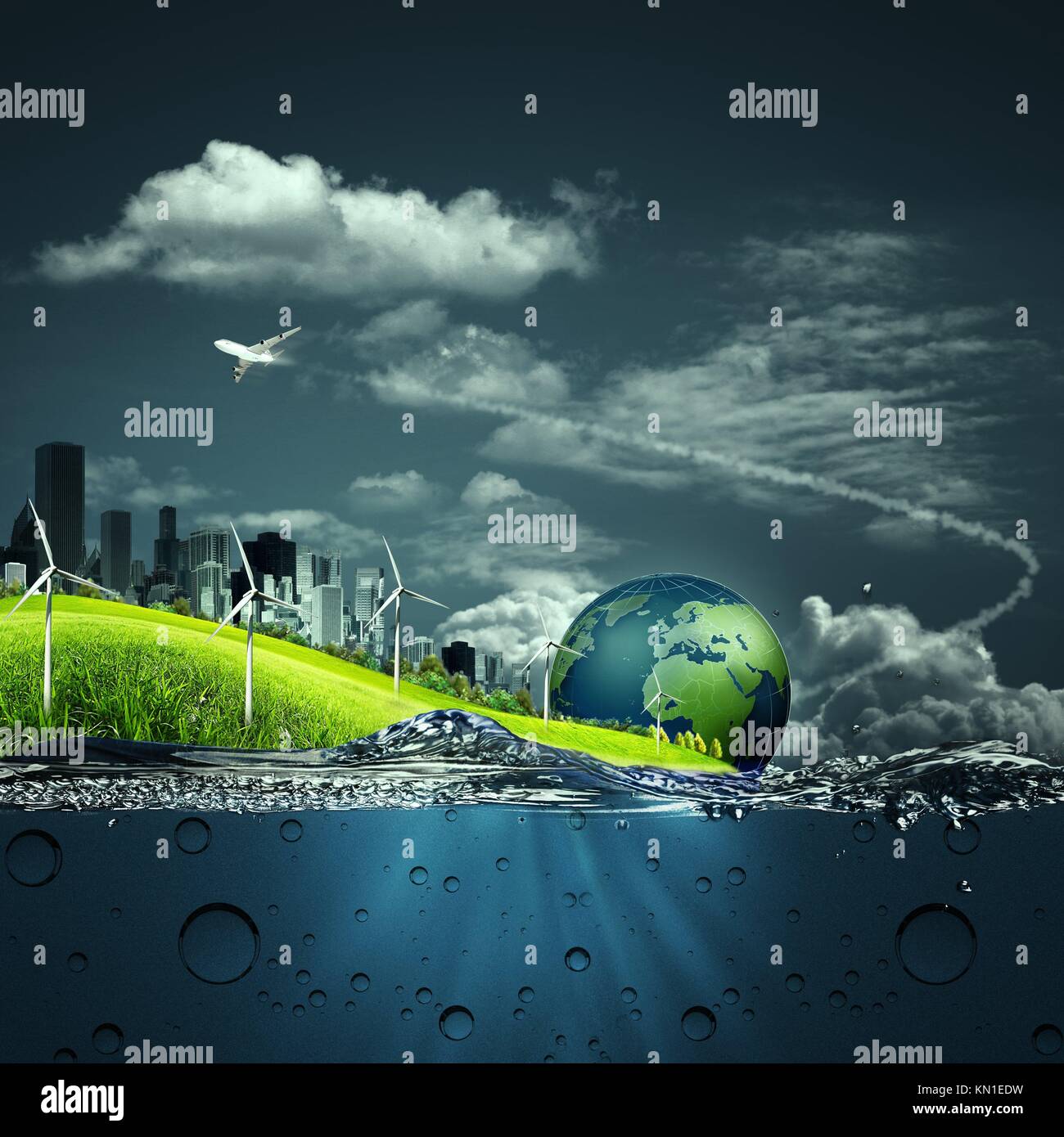 Abstract ecosystem backgrounds for your design Stock Photo - Alamy