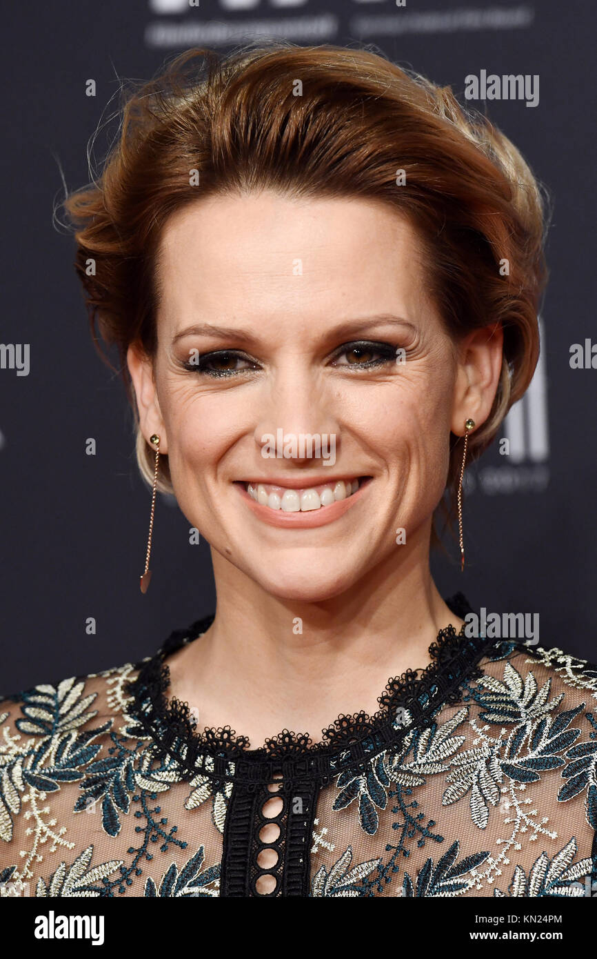 Berlin, Germany. 9th Dec, 2017. Belgian actress Veerle Baetens arrives for the 30th European Film Awards 2017 in Berlin, Germany, 9 December 2017. Credit: Maurizio Gambarini/dpa/Alamy Live News Stock Photo