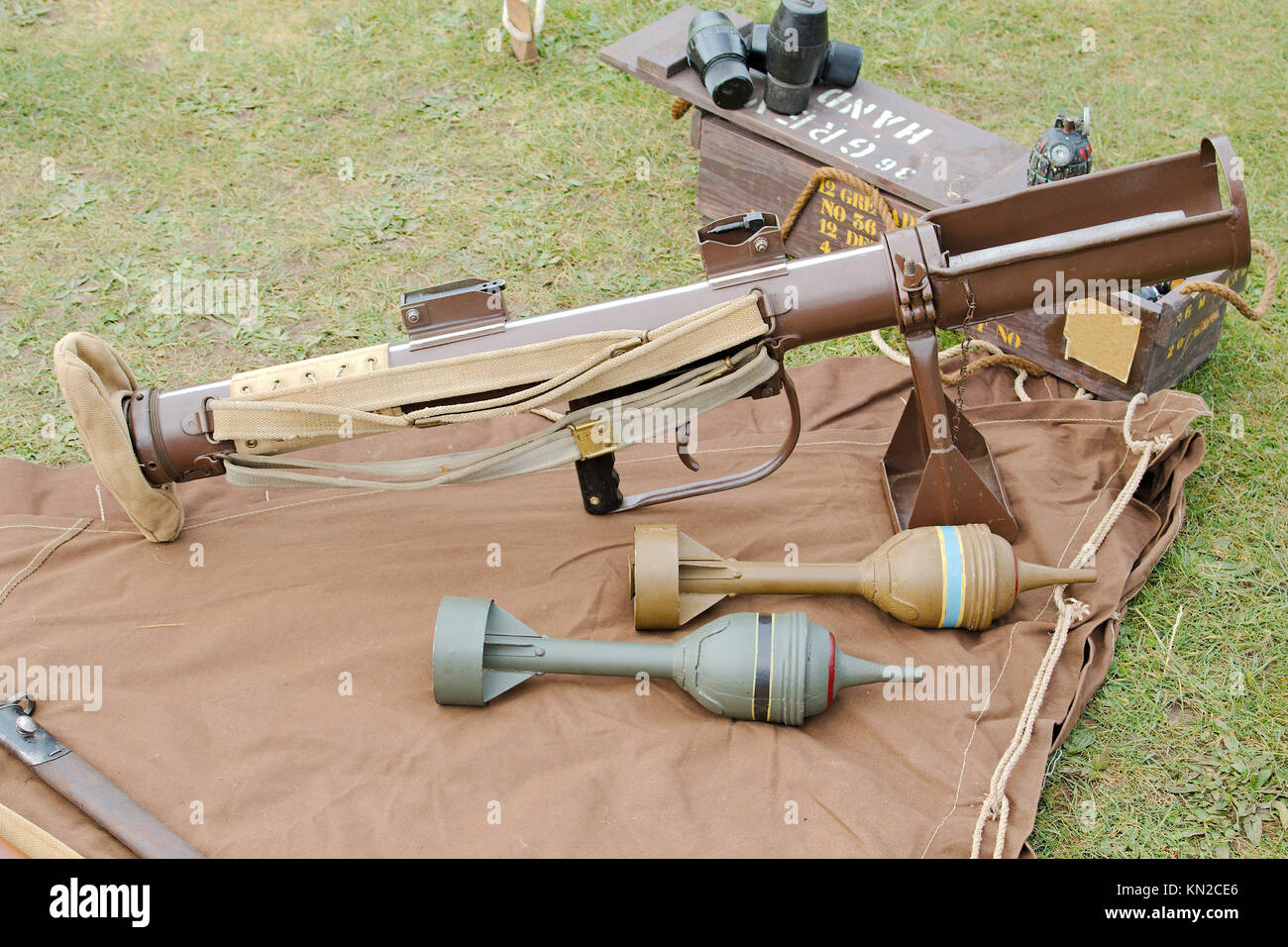 World war 2 era historical British army PIAT anti-tank weapon Stock Photo -  Alamy