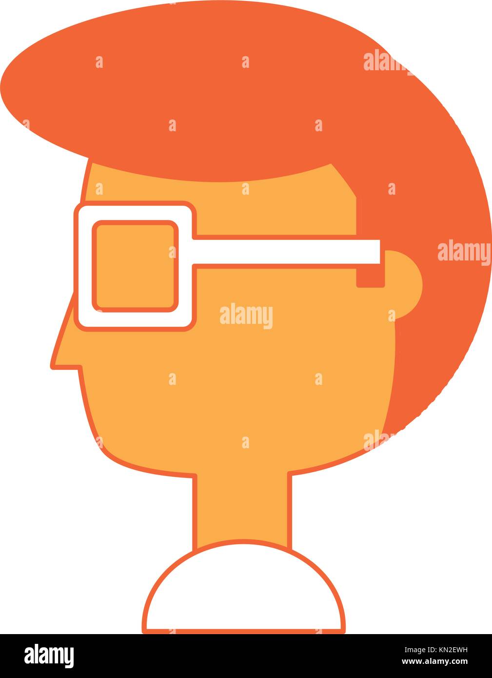cartoon man head icon Stock Vector Image & Art - Alamy