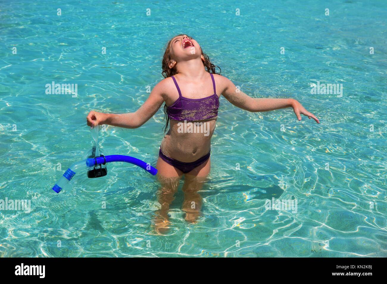 kid girl in bikini