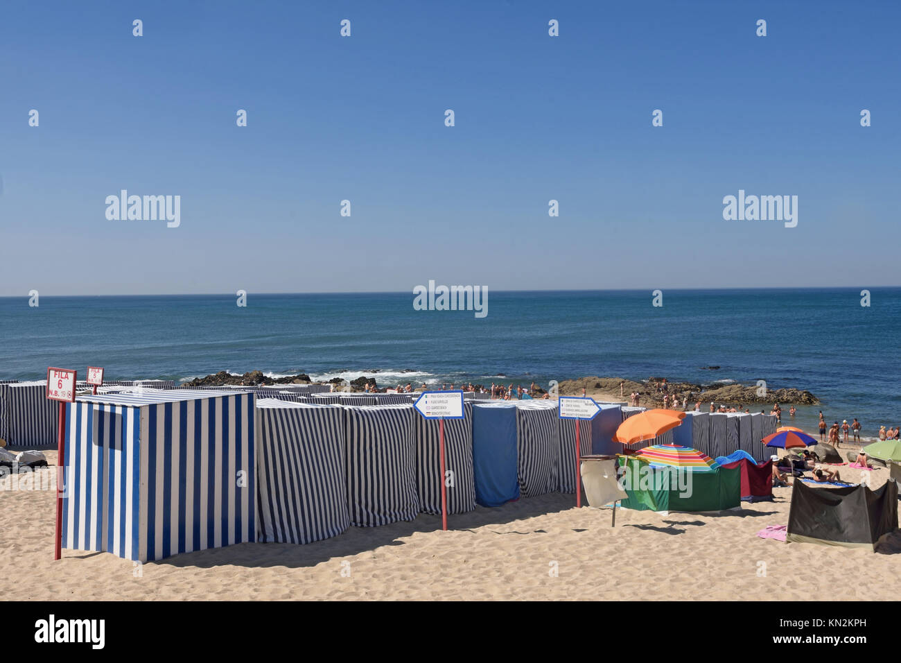 Vila do Conde beach, Northern Portugal Stock Photo