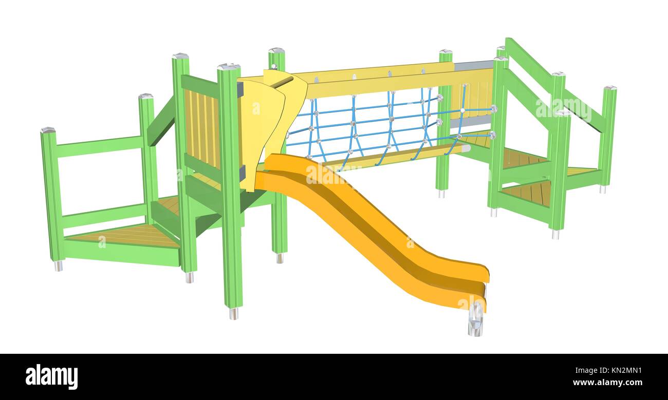 Playground 3d hi-res stock photography and images - Alamy