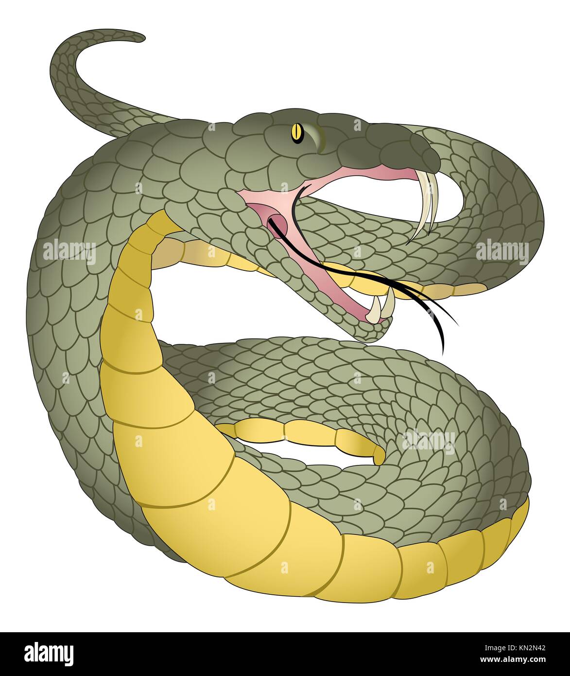 Serpent snake cobra viper fantasy fanged