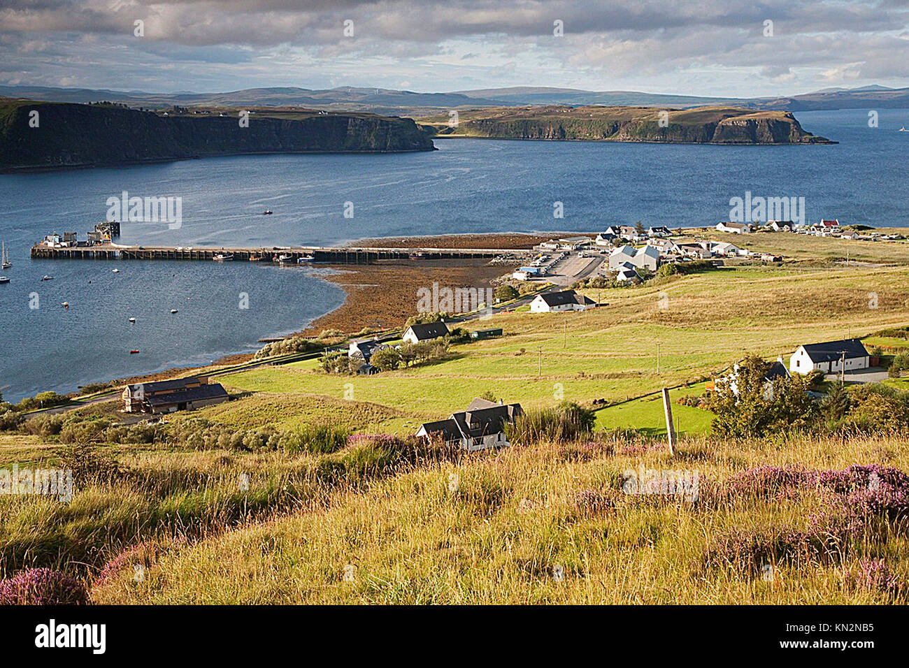 Uig Pier, Isle of Skye, Scotland, UK Stock Photo Alamy