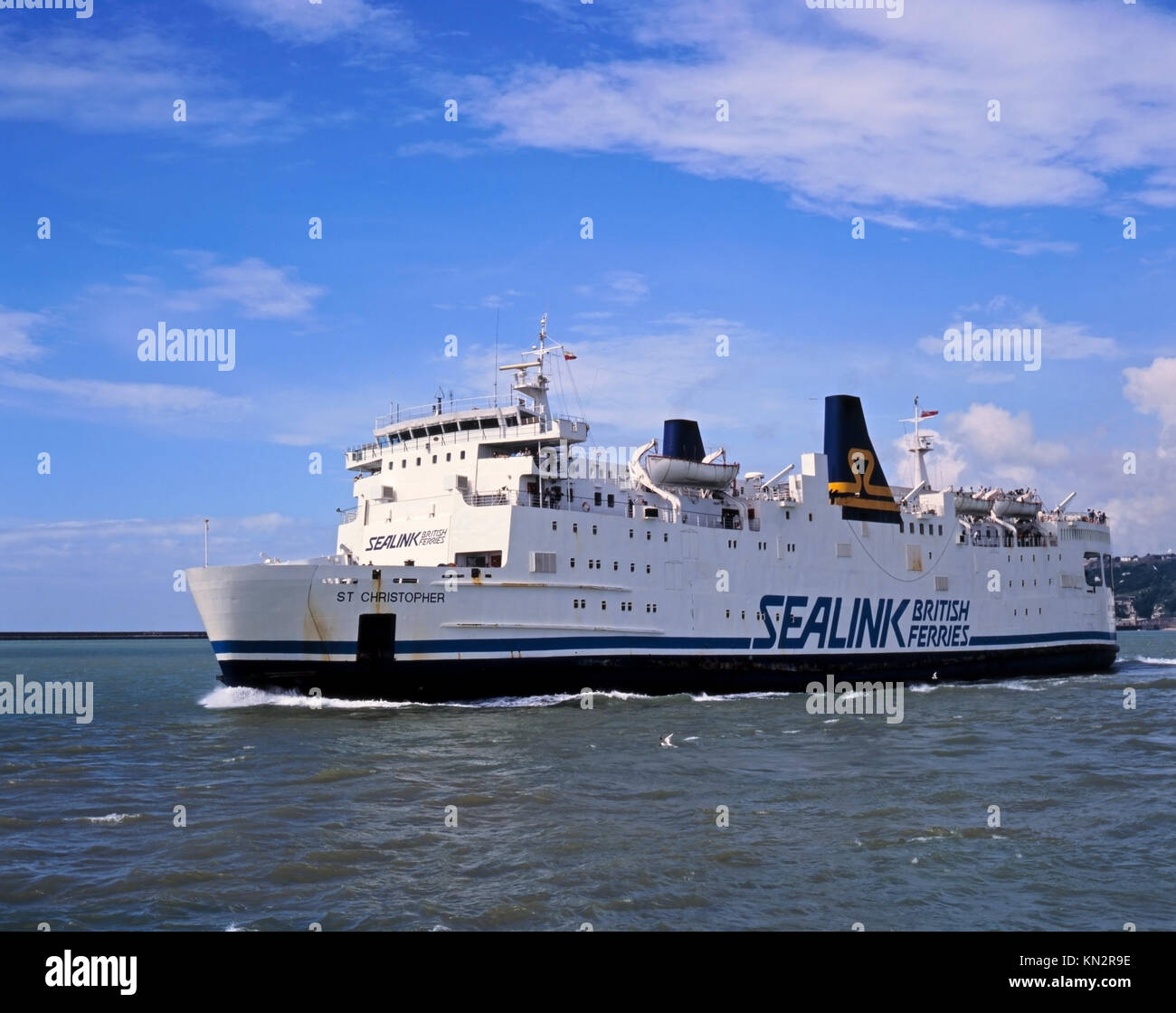 St. Christopher, Sealink British Ferries, Boats and Yachts, Dover Calais Crossing, Dover, Kent, England, United Kingdom Stock Photo
