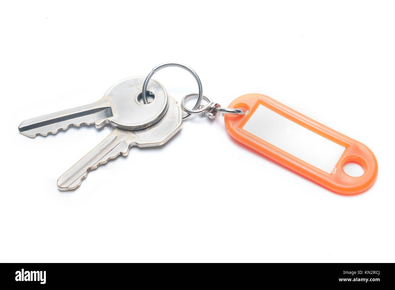Keys with tag isolated Stock Photo Alamy
