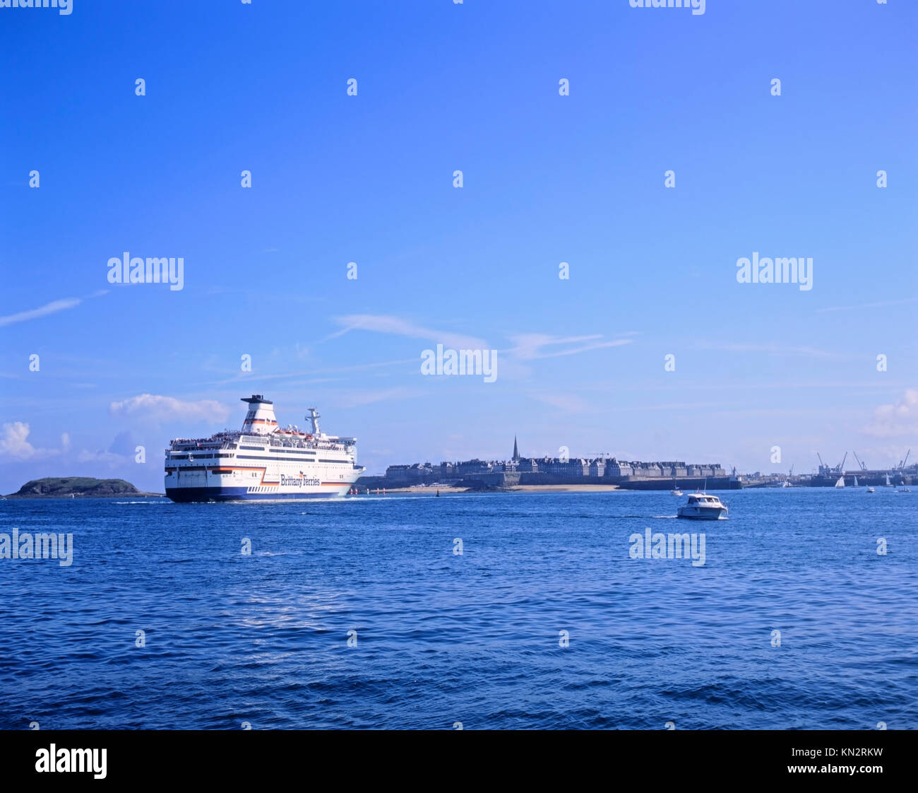 SaintMalo, Brittany Ferries PortsmouthSaintMalo ferry ''Bretagne