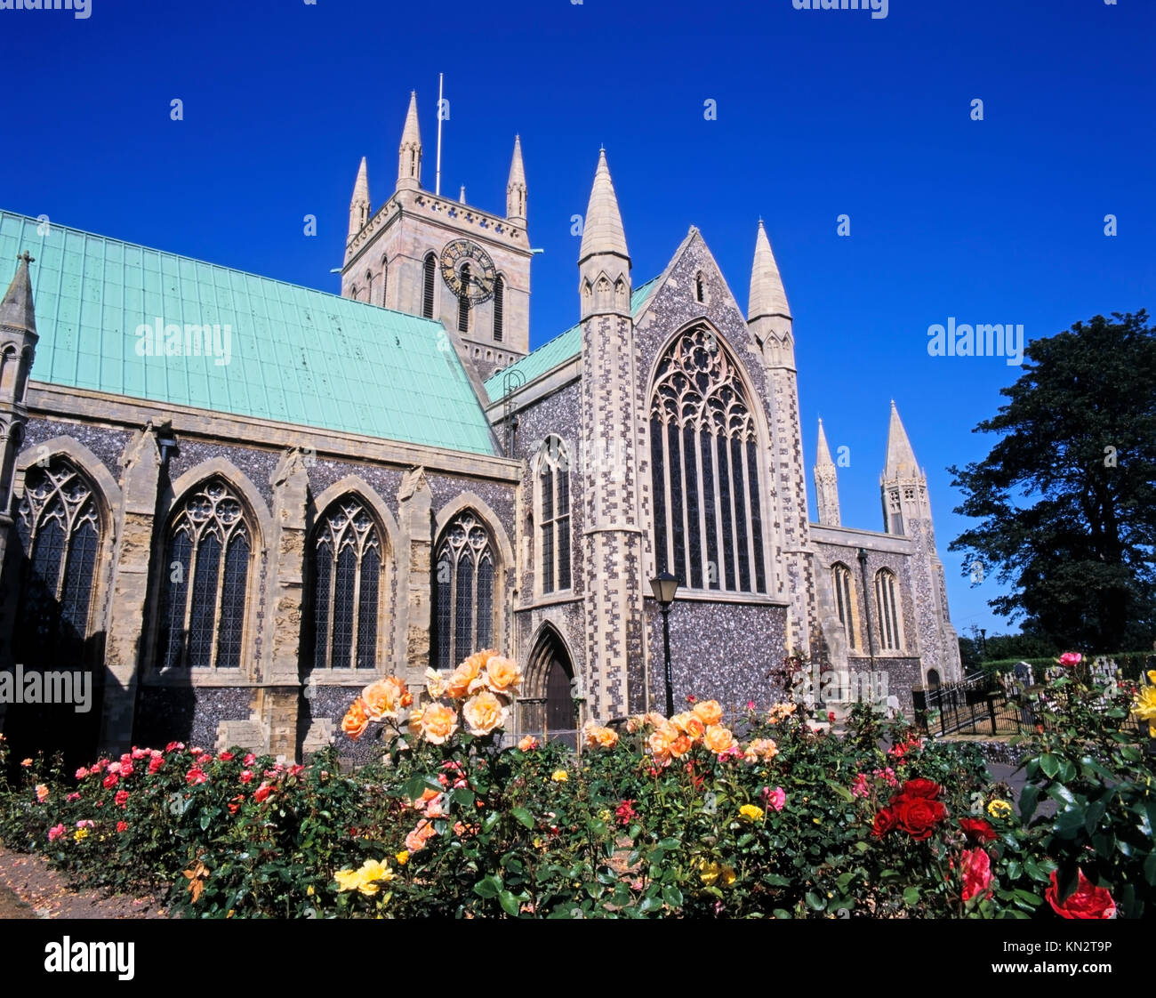 The parish church of St. Nicholas, Church Plain, Great Yarmouth, Norfolk, England, United Kingdom Stock Photo