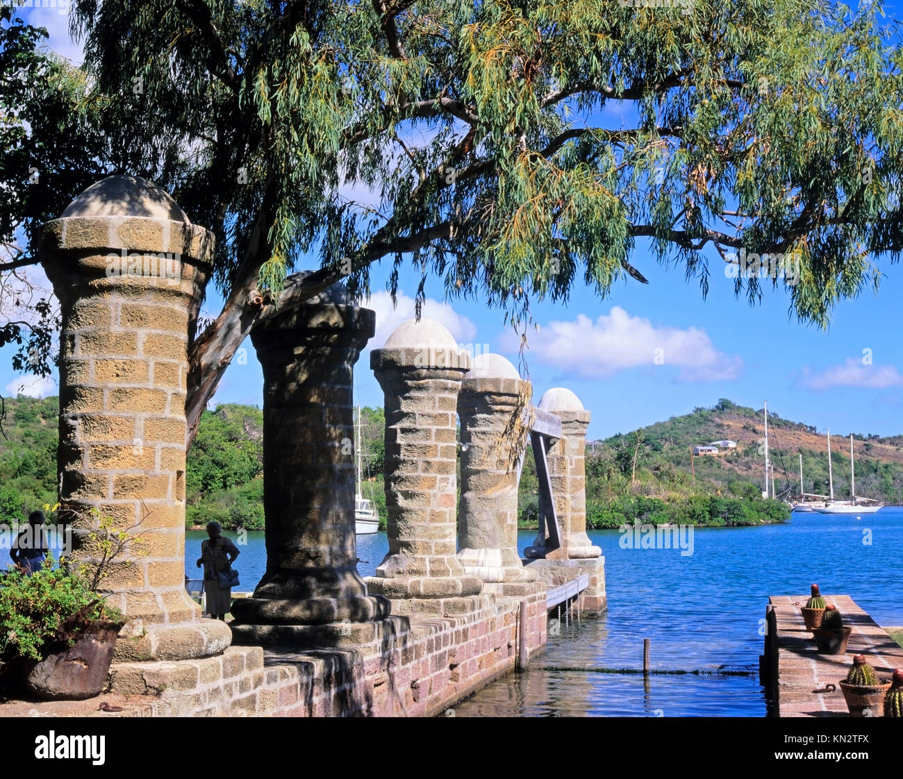 Boat House and Sail Loft Pillars, Nelsons Dockyard, English Harbour