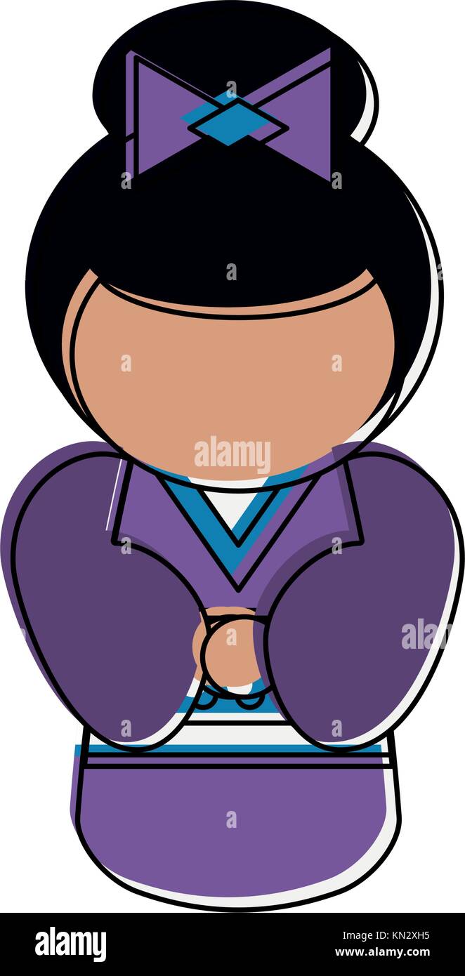 Faceless doll Stock Vector Images - Alamy