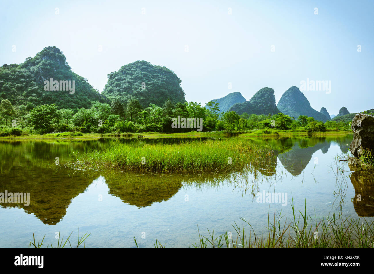 Countryside scenery in spring Stock Photo - Alamy