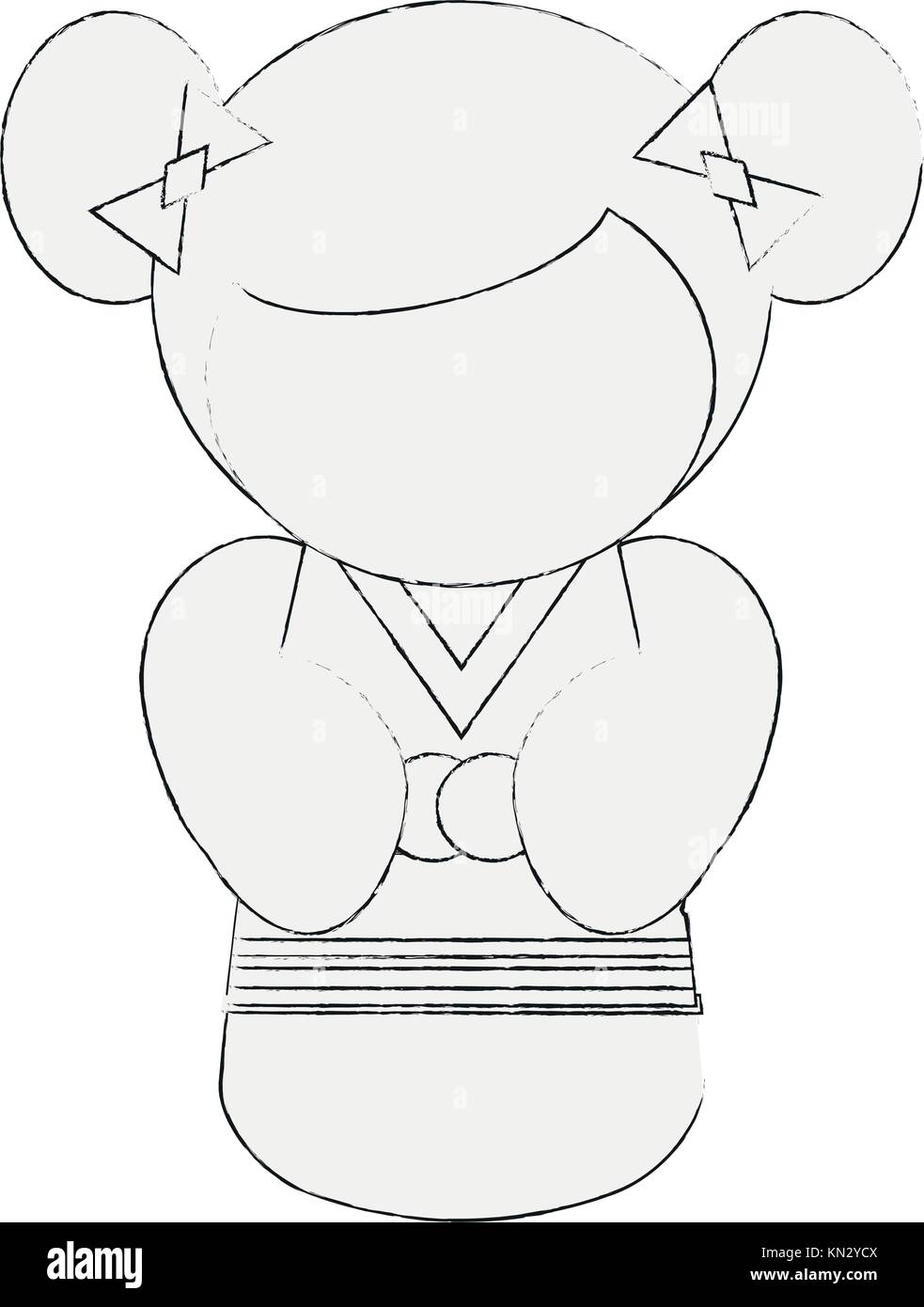 Geisha cartoon avatar Stock Vector Image & Art - Alamy