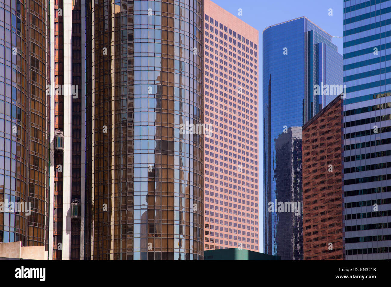 Downtown LA Los Angeles skyline California cityscape Stock Photo - Alamy