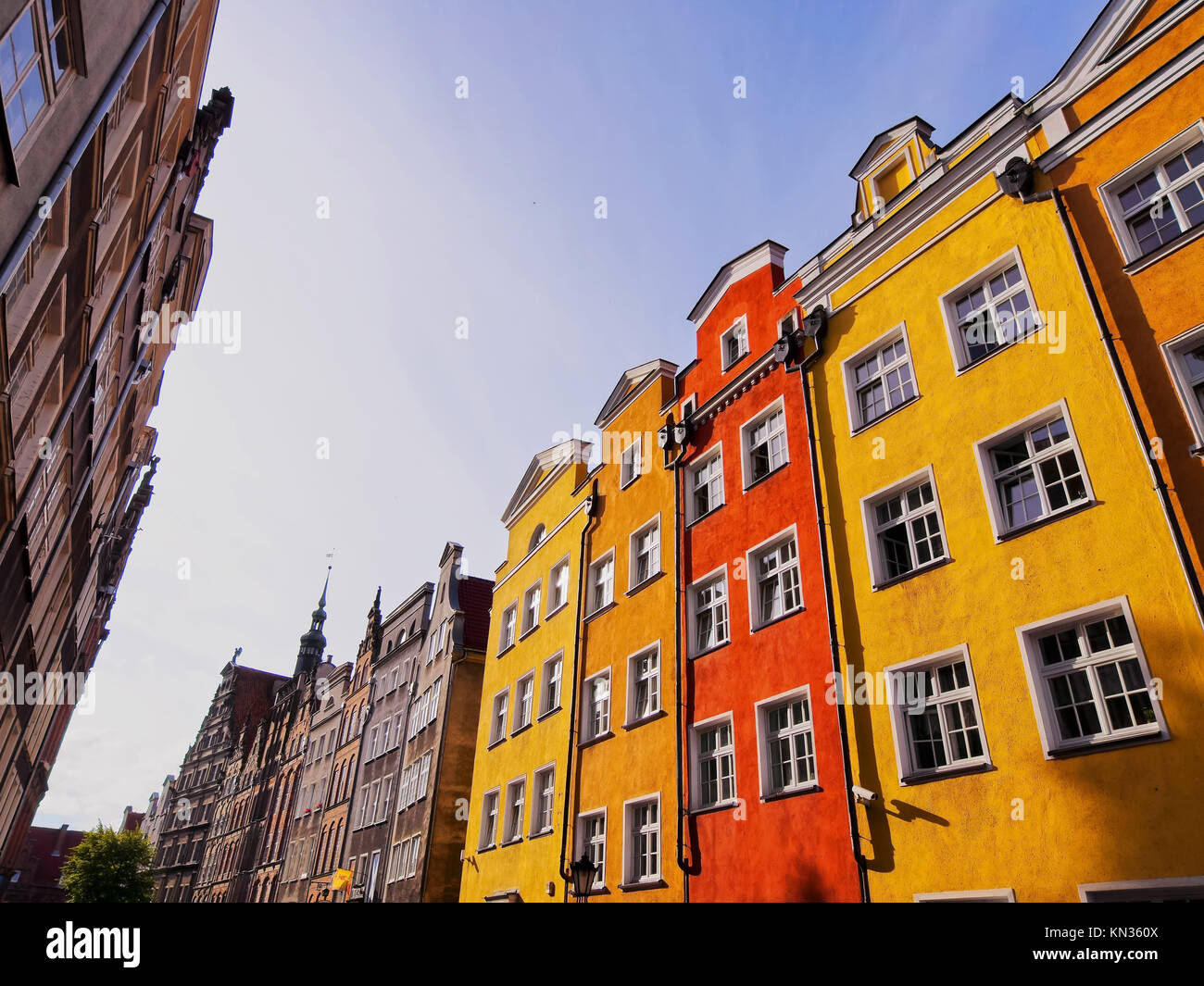 Colorful Houses on the Old Town in Gdansk, Poland Stock Photo Alamy