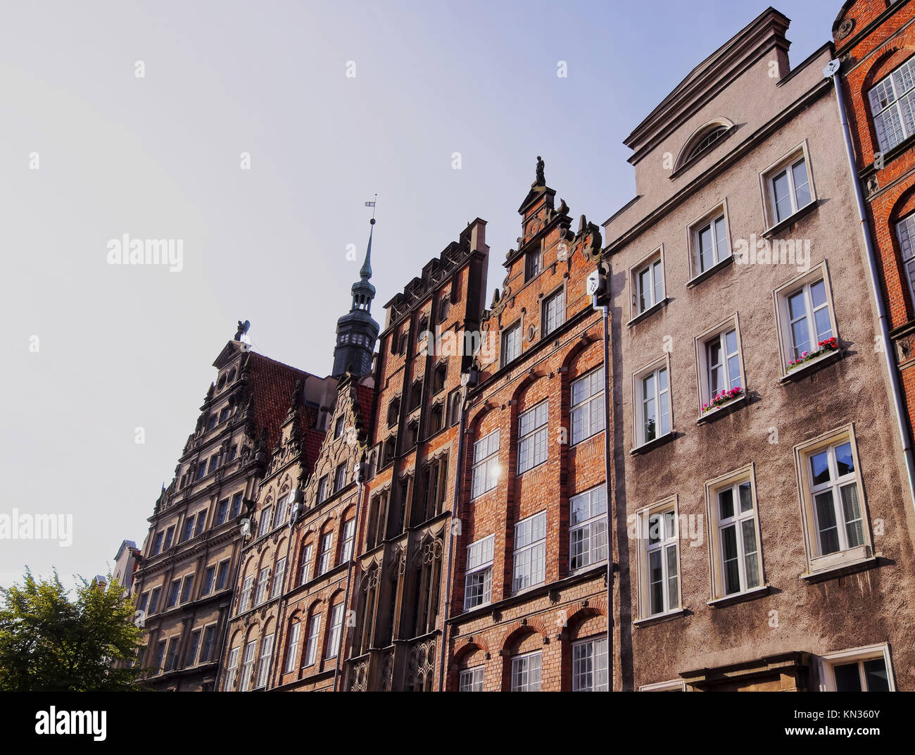Colorful Houses on the Old Town in Gdansk, Poland Stock Photo Alamy