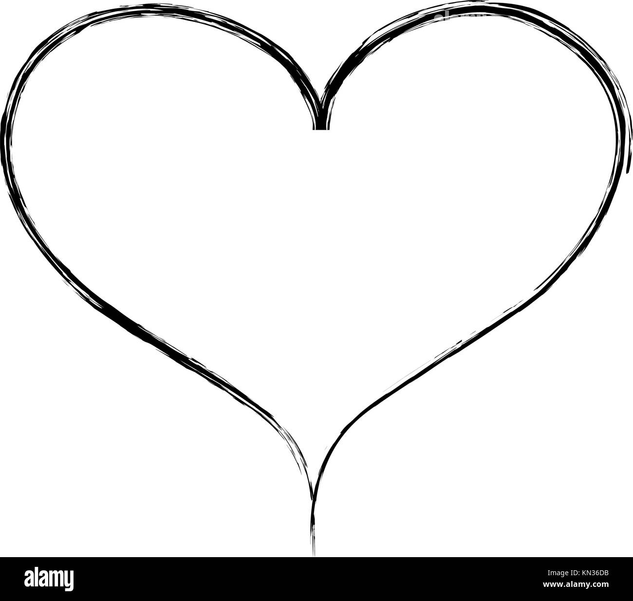 figure heart symbol of love and passion design Stock Vector Image & Art ...
