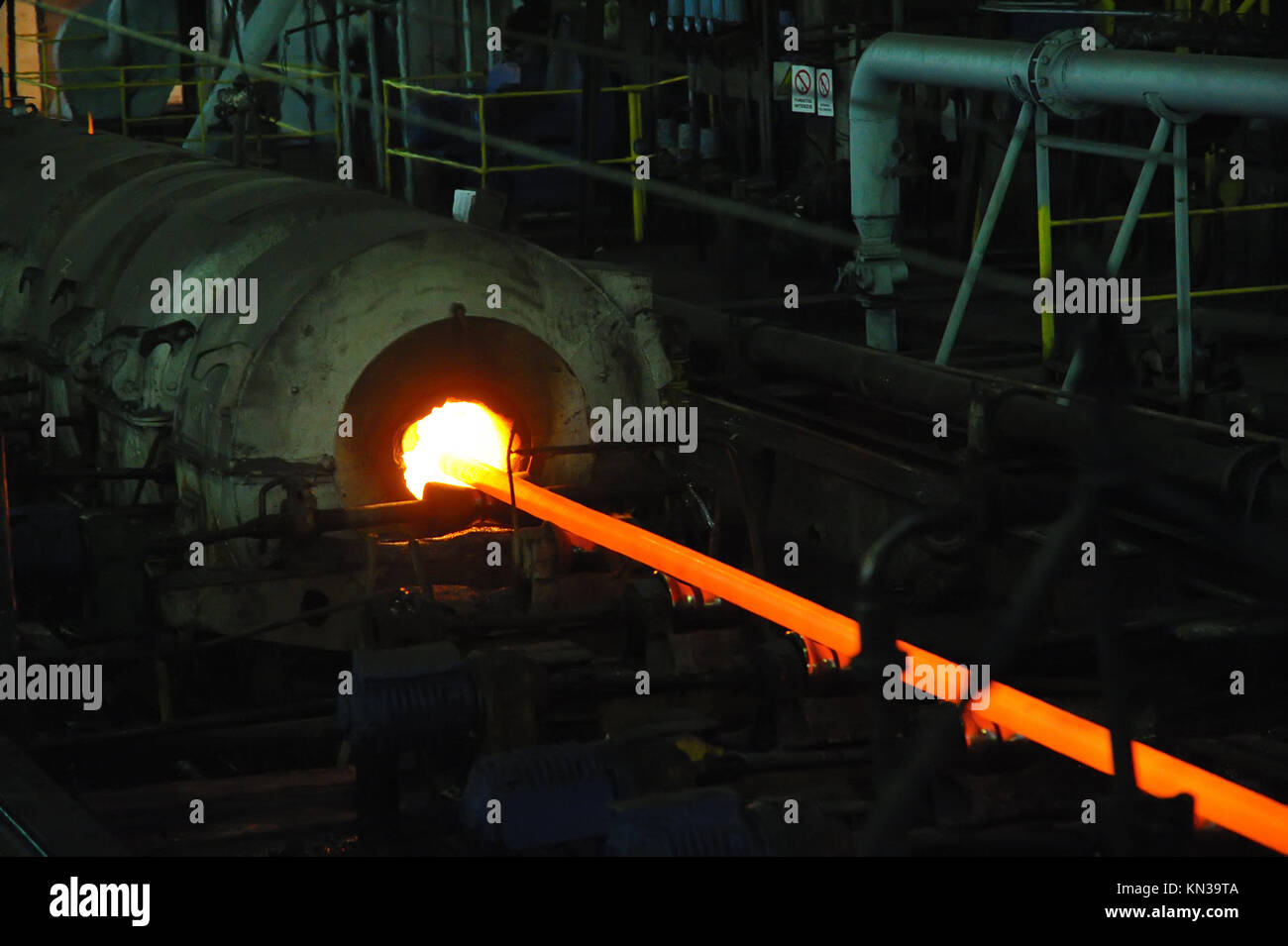 manufacture of pipes Stock Photo Alamy