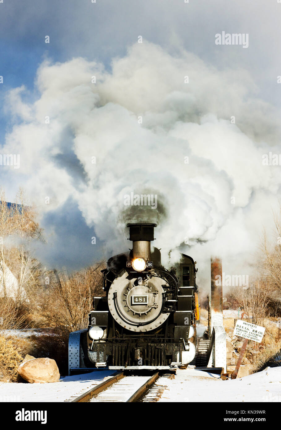 Durango And Silverton Narrow Gauge Railroad, Colorado, USA Stock Photo ...