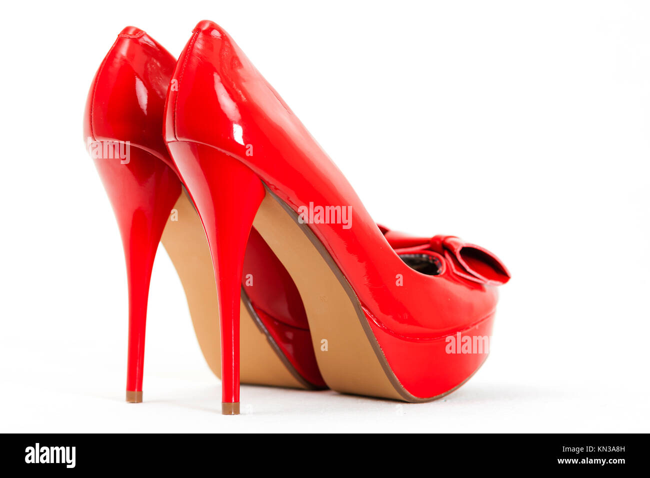 Fancy Platform High Heels Boots With Red Sole Stock Photo - Download Image  Now - Black Color, Platform Shoe, Boot - iStock