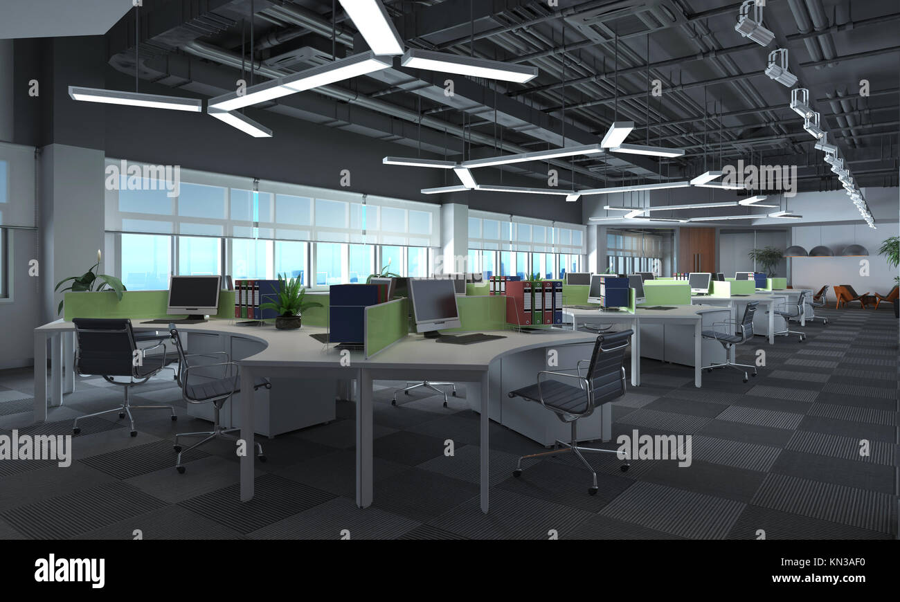 Office interior design hi-res stock photography and images - Alamy