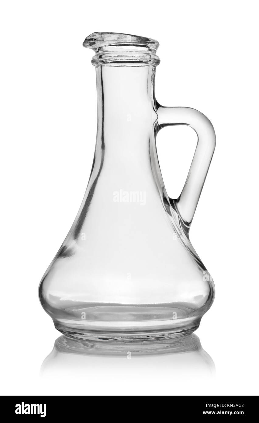 Empty oil bottle isolated on white background. Path Stock Photo - Alamy