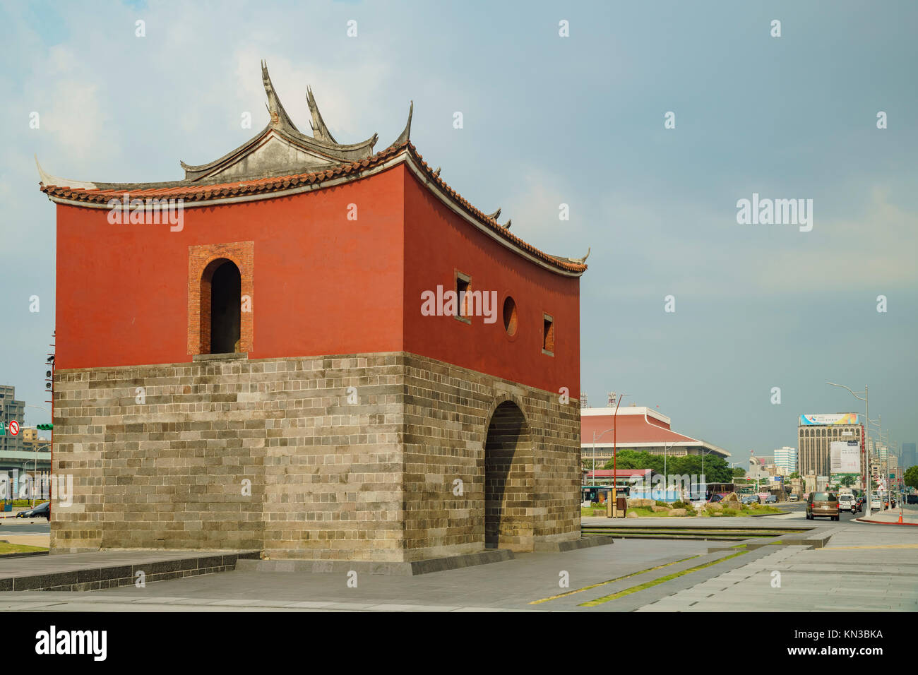 Taipei, AUG 18: The historical Cheng En Gate on AUG 18, 2017 at Taipei, Taiwan Stock Photo
