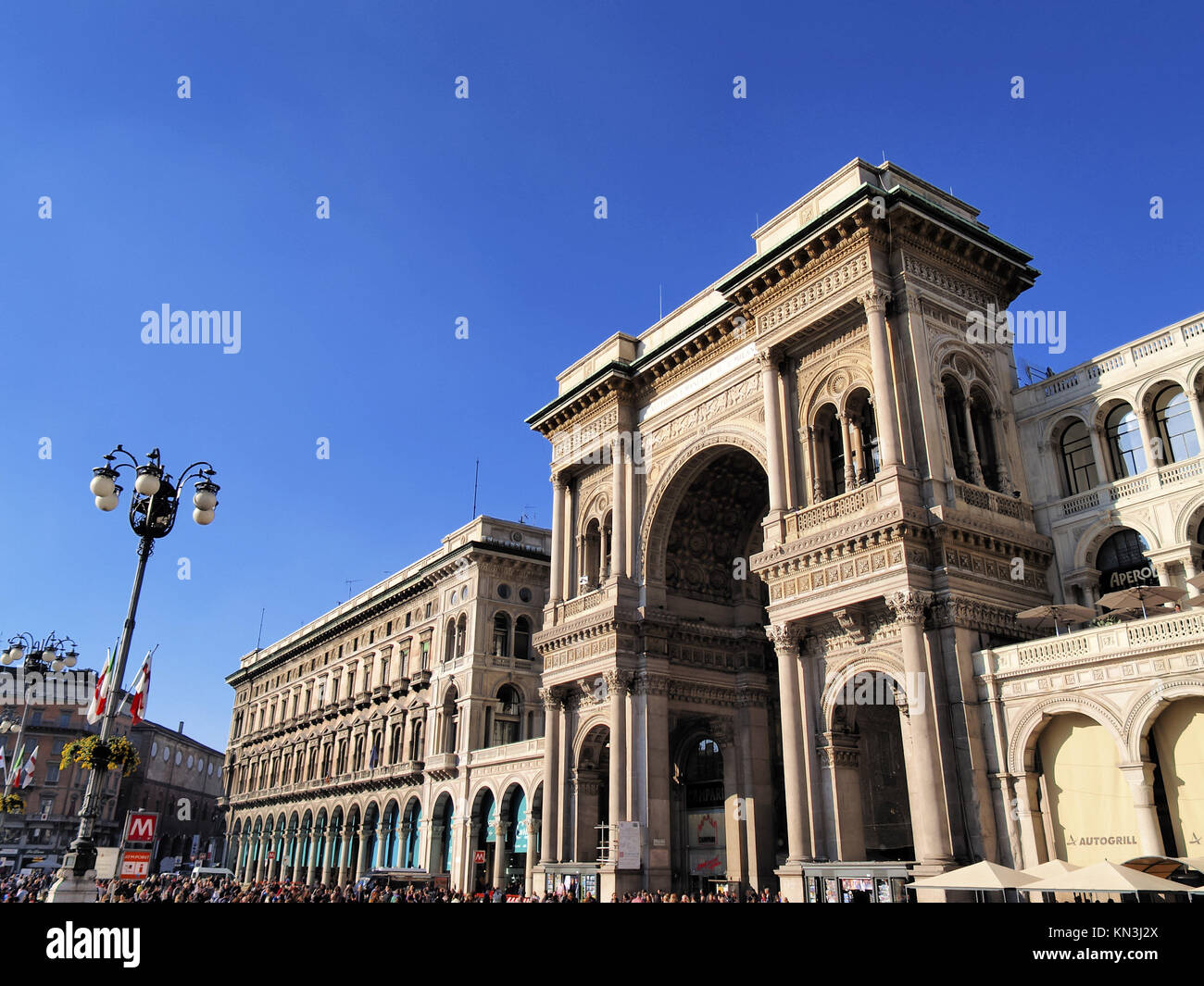 Galleria Vittorio Emanuele II famous expensive shopping centre in