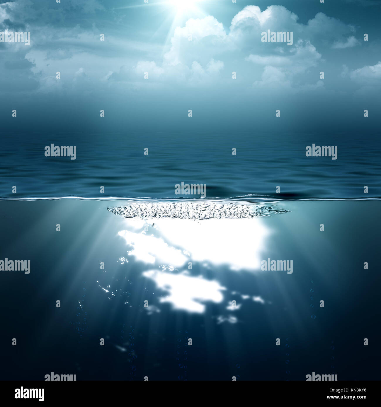 Abstract sea and ocean background Stock Photo Alamy