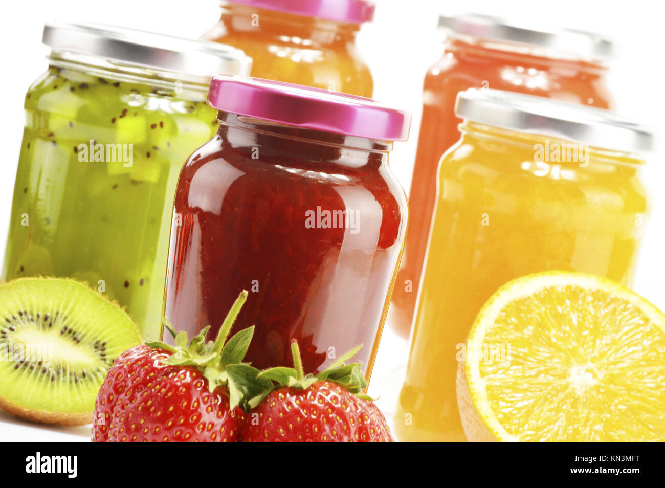Jar of strawberry jam cut out hi-res stock photography and images - Alamy