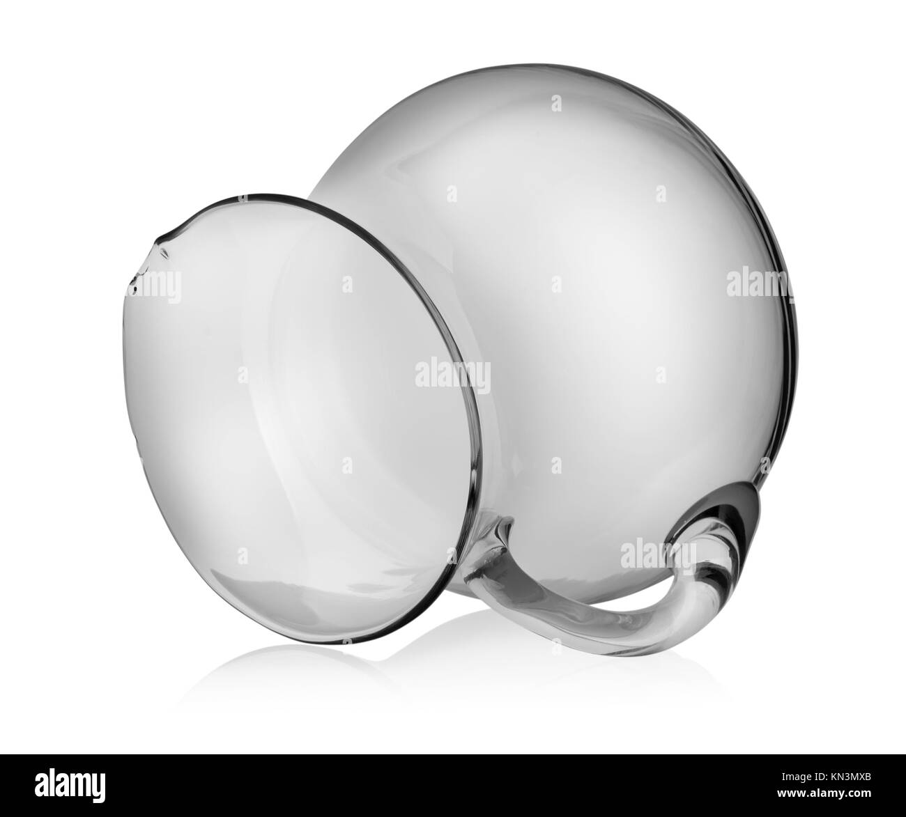 Glass pitcher isolated on a white background Stock Photo - Alamy