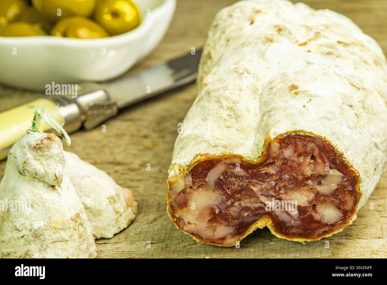 salami of France Stock Photo Alamy