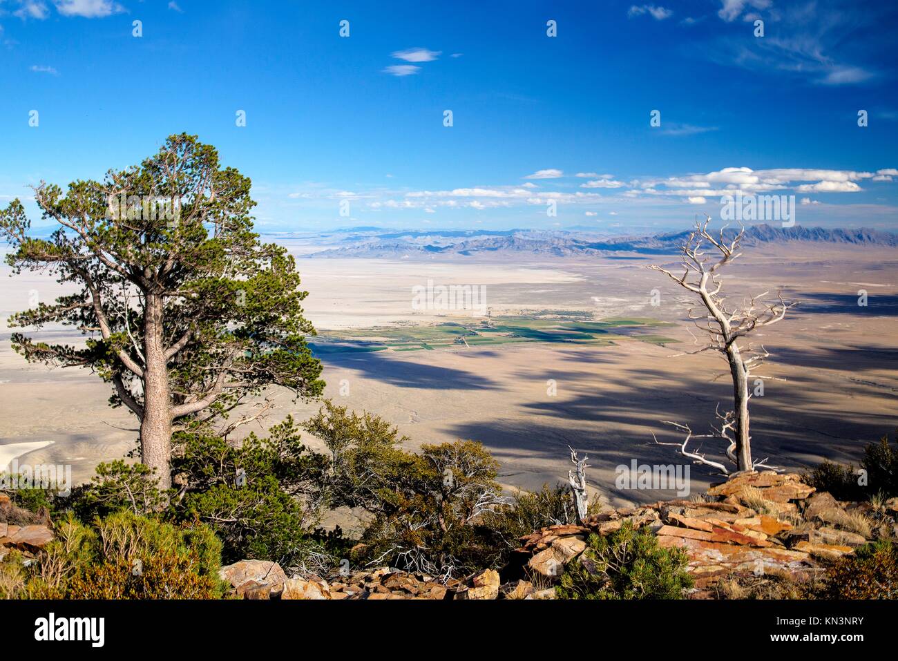 View of the Deep Creek Mountains in the Great Basin October 4, 2016