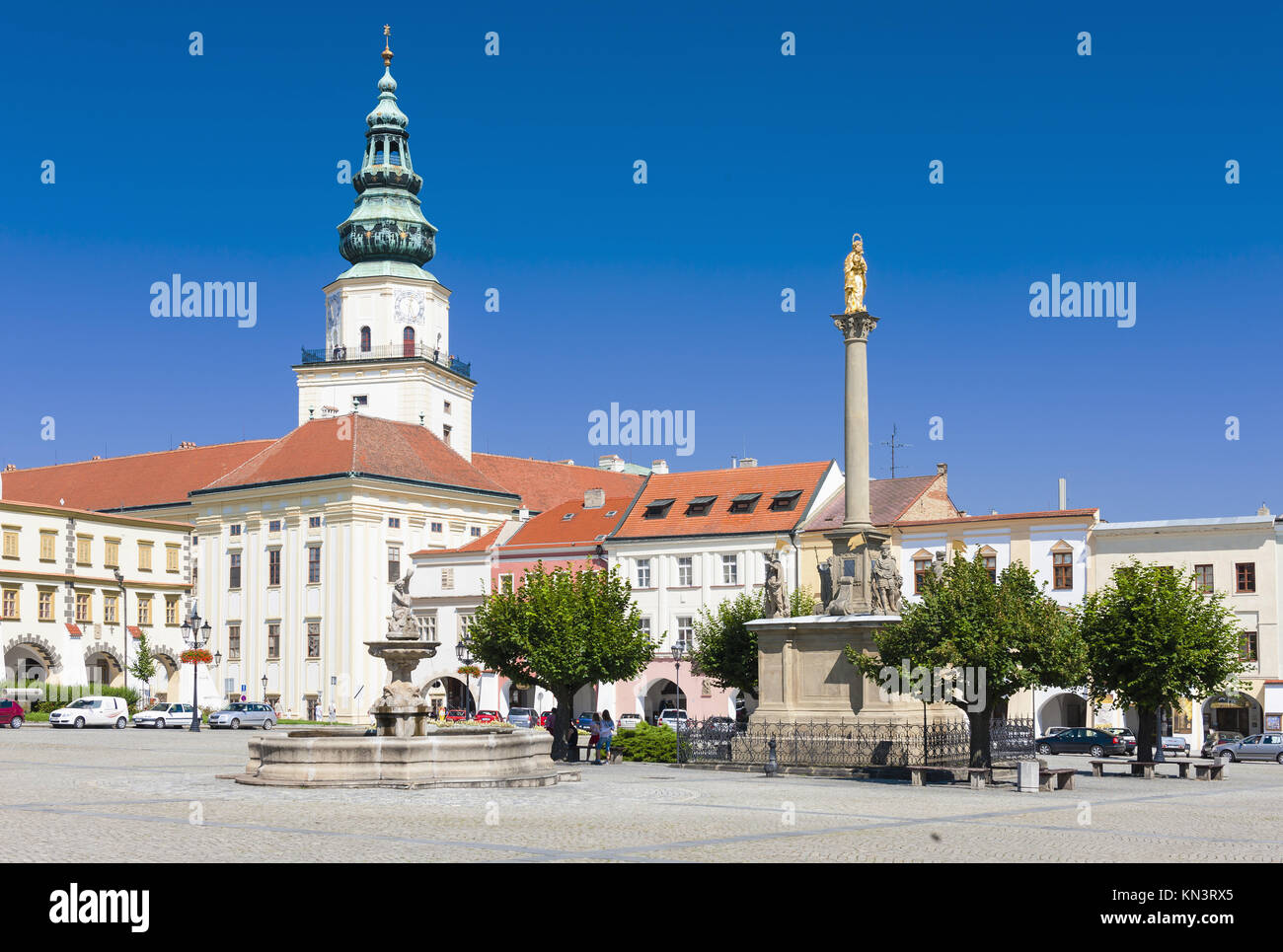 Palace, Kromeriz, Czech Republic Stock Photo Alamy