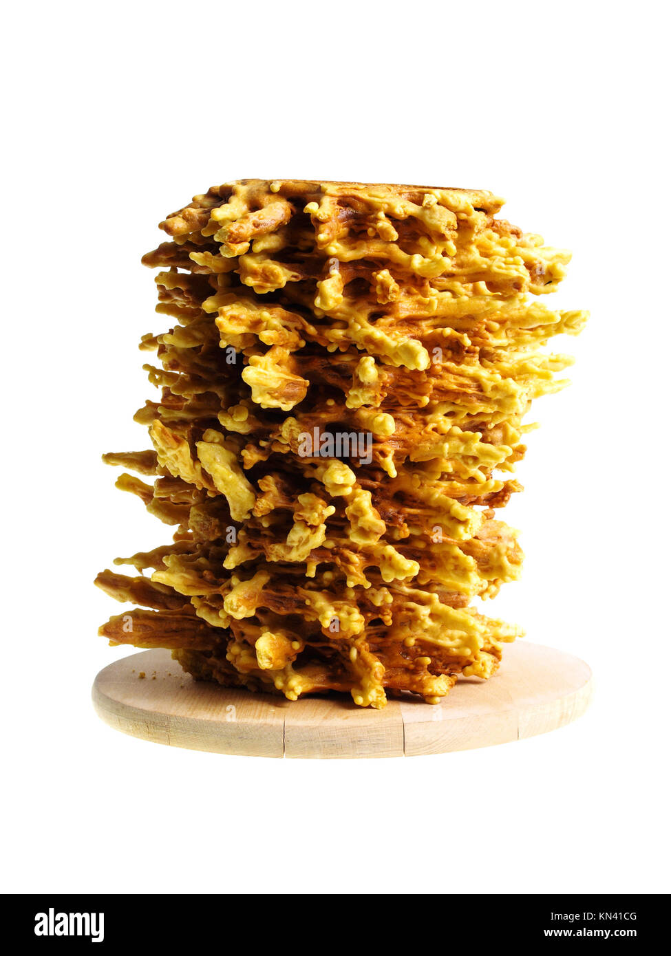 Sekacz, Polish Traditional Cake Isolated Stock Photo - Alamy