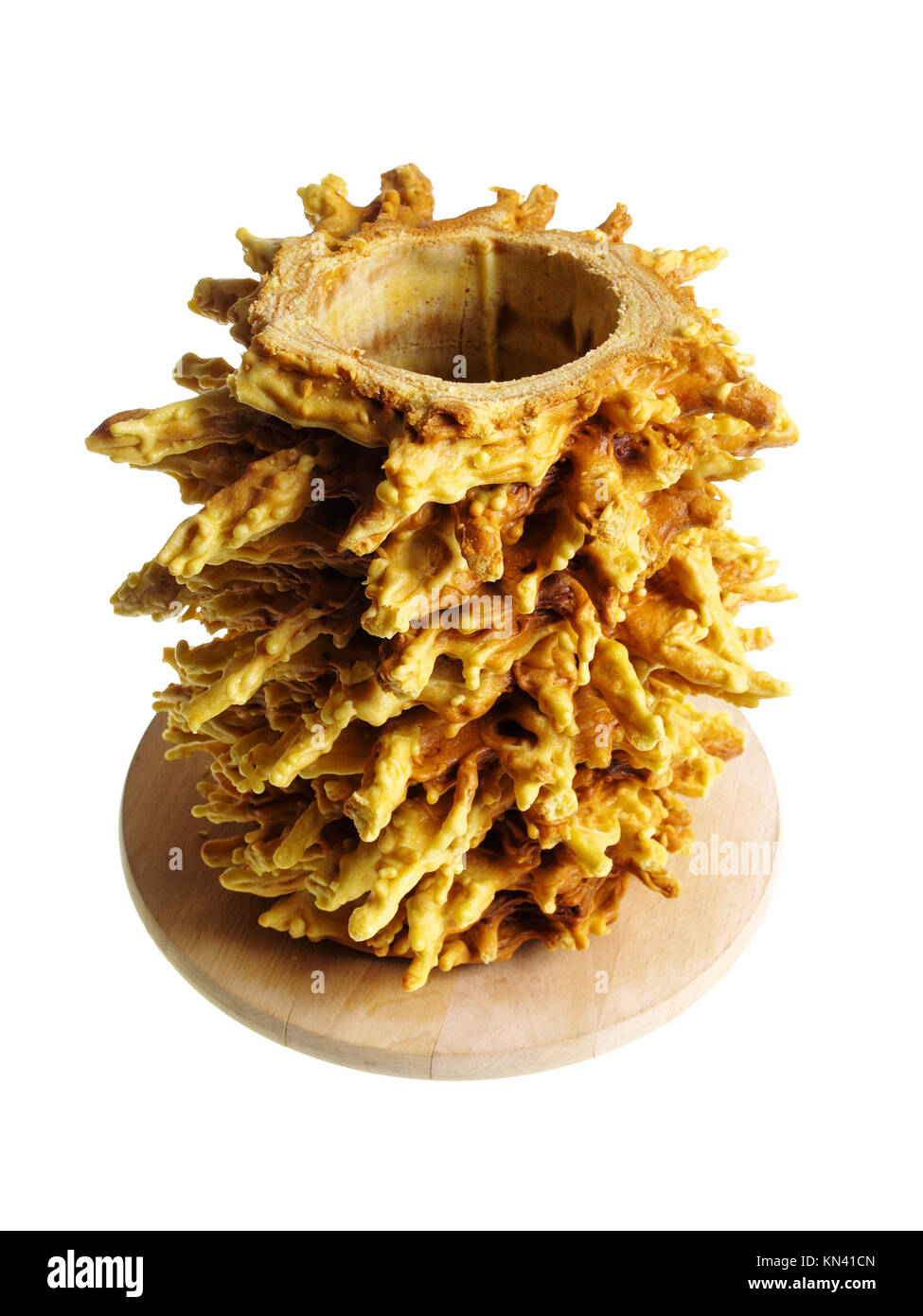 Sekacz, Polish Traditional Cake Isolated Stock Photo - Alamy