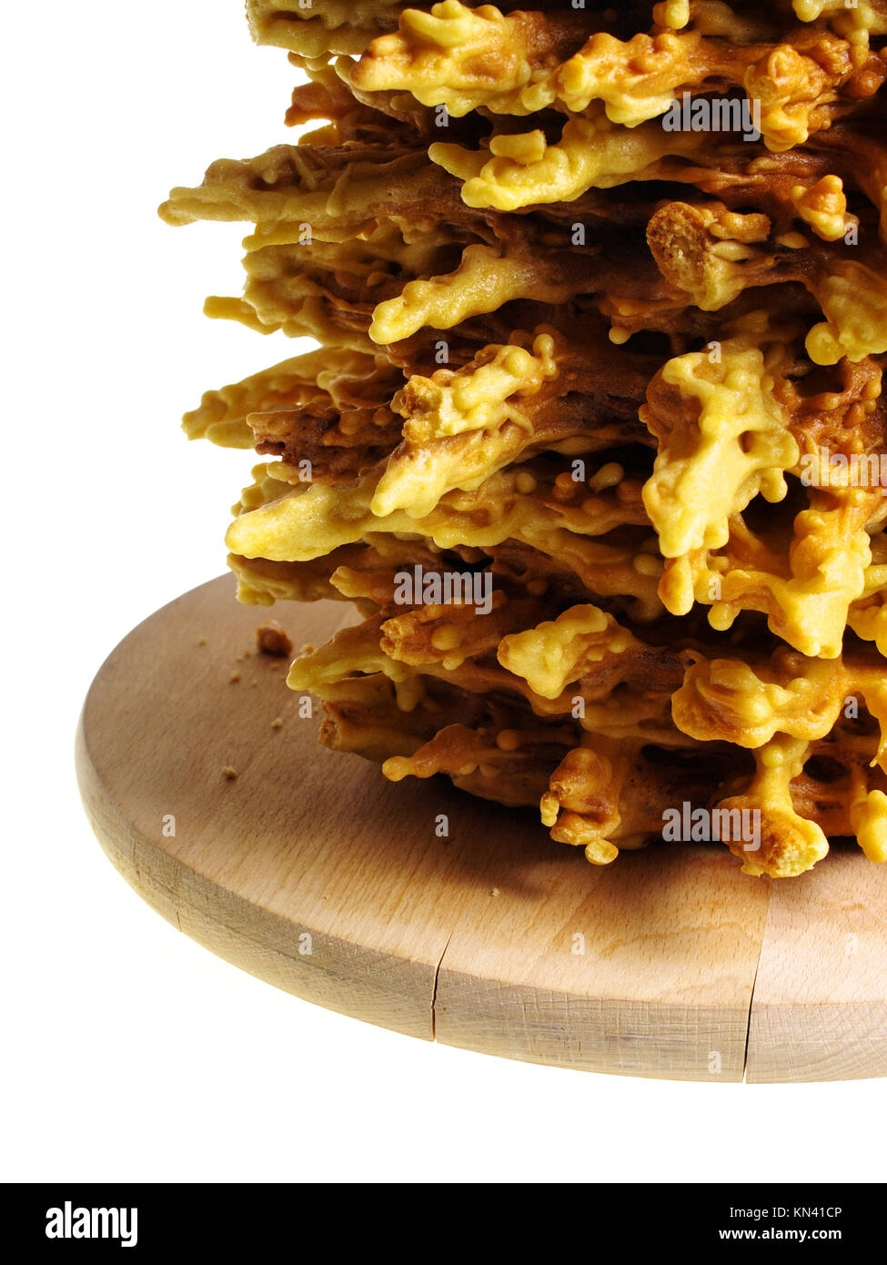 Sekacz, Polish Traditional Cake Isolated Stock Photo - Alamy