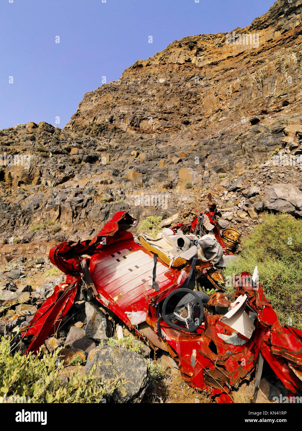 car crash over cliff clipart