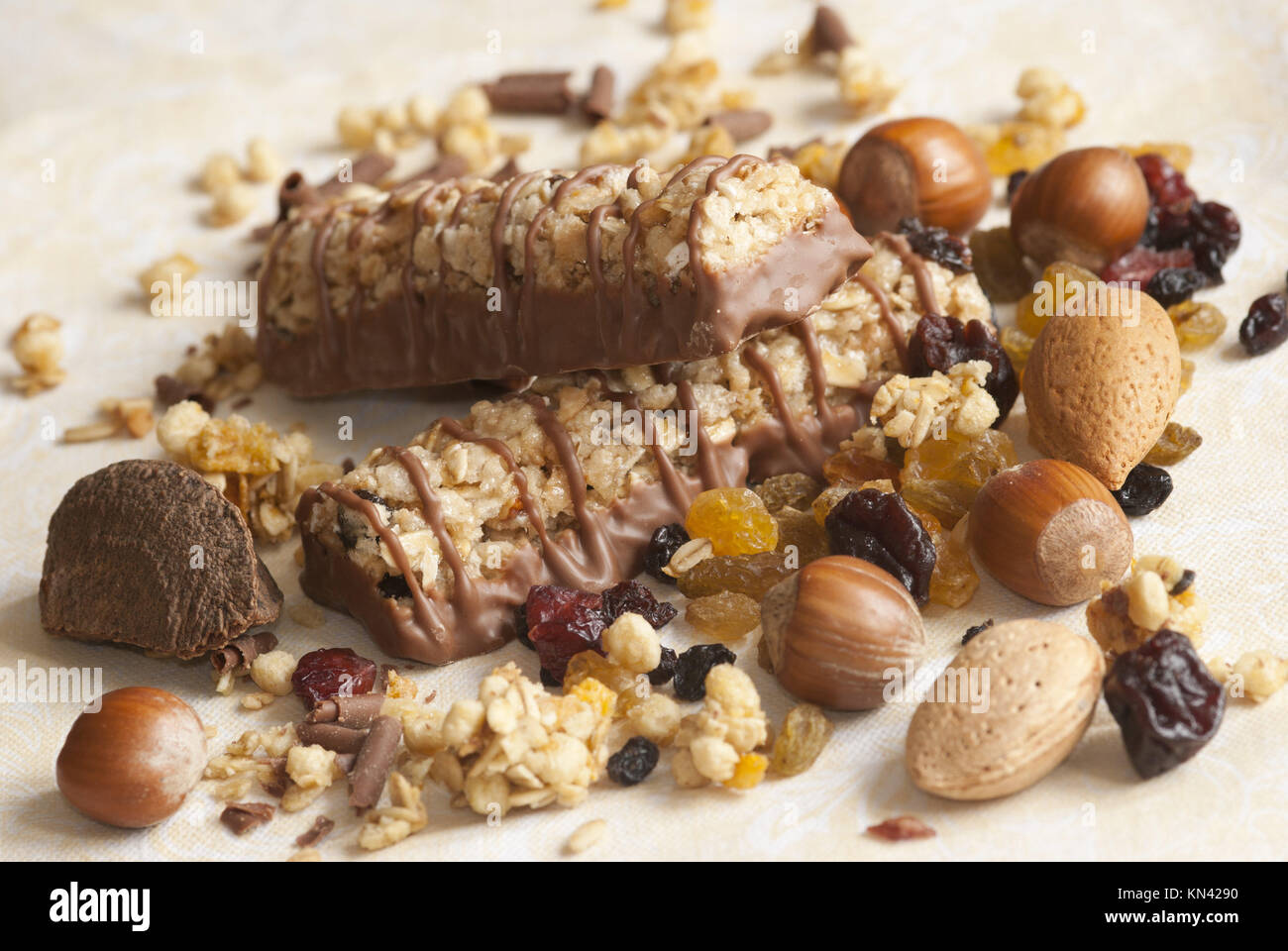 Mixed cereals bars hi-res stock photography and images - Alamy