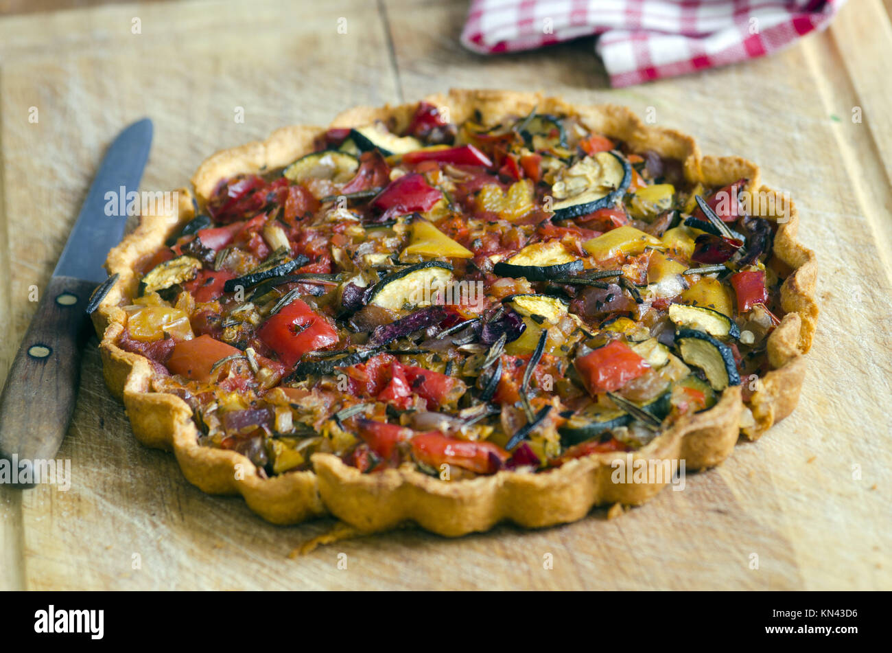 Roasted vegetables pastry tart hires stock photography and images Alamy